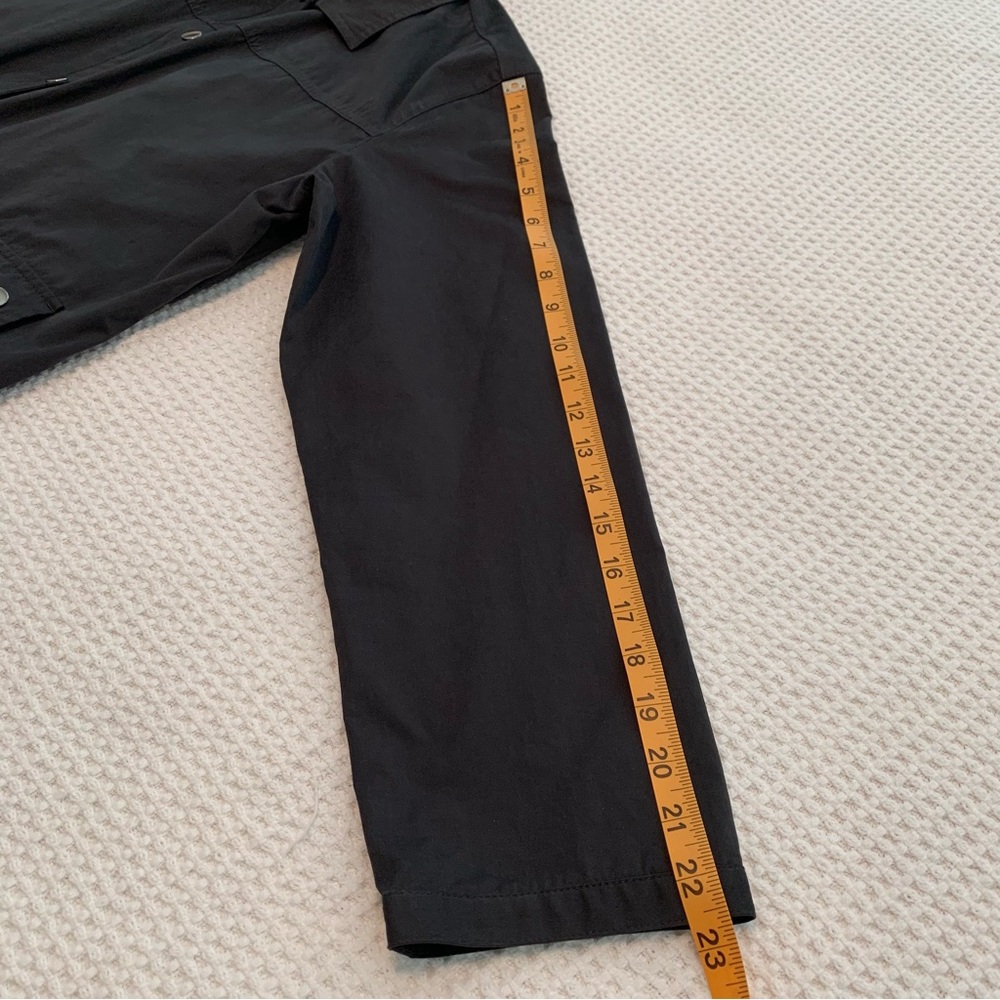 Chico’s Black Windbreaker Jacket with Hood * Large / 12 - Picture 12 of 16